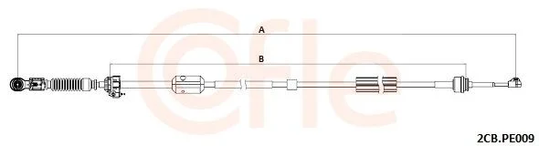 Trosas, neautomatinė transmisija cofle 2CB.PE009