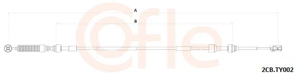 Trosas, neautomatinė transmisija cofle 2CB.TY002