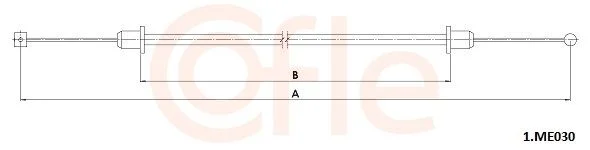 Trosas, stovėjimo stabdys COFLE 92.1.ME030