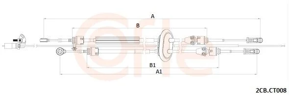 Trosas, neautomatinė transmisija COFLE 92.2CB.CT008