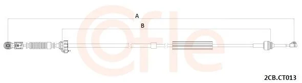 Trosas, neautomatinė transmisija COFLE 92.2CB.CT013