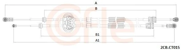 Trosas, neautomatinė transmisija COFLE 92.2CB.CT015