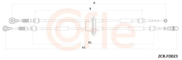Trosas, neautomatinė transmisija COFLE 92.2CB.FD023