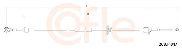 Trosas, neautomatinė transmisija COFLE 92.2CB.FI047