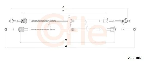 Trosas, neautomatinė transmisija COFLE 92.2CB.FI060