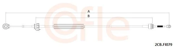Trosas, neautomatinė transmisija COFLE 92.2CB.FI079