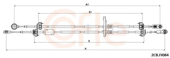 Trosas, neautomatinė transmisija COFLE 92.2CB.FI084