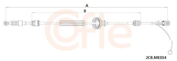 Trosas, neautomatinė transmisija COFLE 92.2CB.ME014