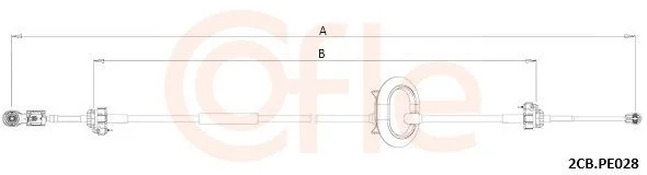 Trosas, neautomatinė transmisija COFLE 92.2CB.PE028