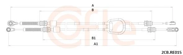 Trosas, neautomatinė transmisija COFLE 92.2CB.RE015