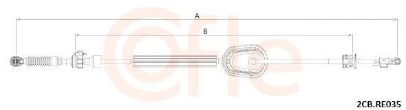 Trosas, neautomatinė transmisija COFLE 92.2CB.RE035