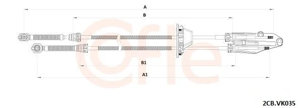 Trosas, neautomatinė transmisija COFLE 92.2CB.VK035