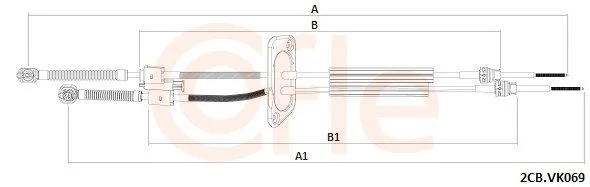 Trosas, neautomatinė transmisija COFLE 92.2CB.VK069