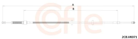 Trosas, neautomatinė transmisija COFLE 92.2CB.VK071