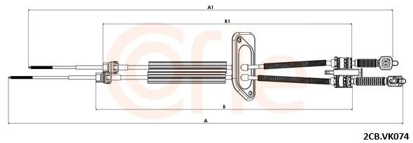 Trosas, neautomatinė transmisija COFLE 92.2CB.VK074