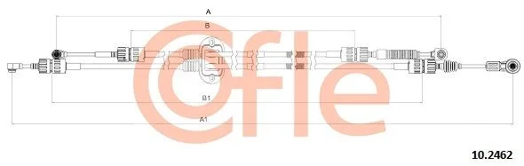 Trosas, neautomatinė transmisija COFLE 10.2462