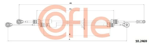 Trosas, neautomatinė transmisija COFLE 10.2469