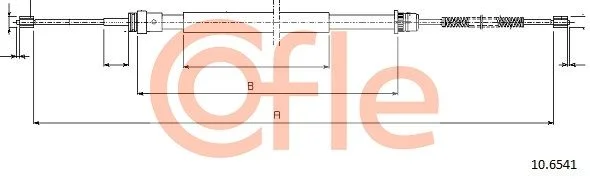 Trosas, stovėjimo stabdys COFLE 10.6541