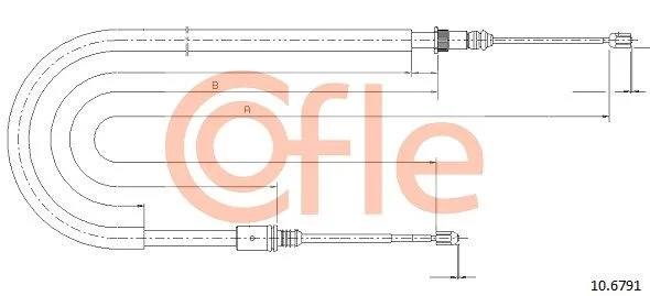 Trosas, stovėjimo stabdys COFLE 10.6791