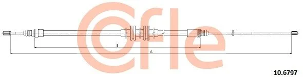 Trosas, stovėjimo stabdys COFLE 10.6797