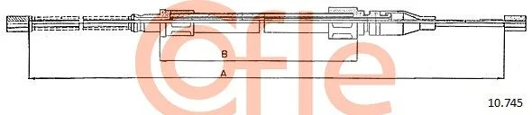 Trosas, stovėjimo stabdys COFLE 10.745