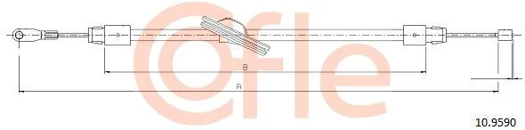 Trosas, stovėjimo stabdys COFLE 10.9590