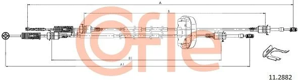 Trosas, neautomatinė transmisija COFLE 11.2882