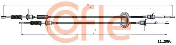 Trosas, neautomatinė transmisija COFLE 11.2886