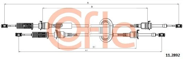 Trosas, neautomatinė transmisija COFLE 11.2892