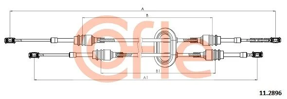 Trosas, neautomatinė transmisija COFLE 11.2896