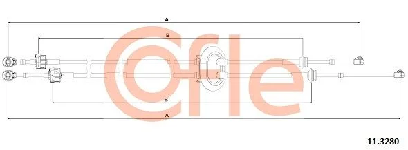 Trosas, neautomatinė transmisija COFLE 11.3280