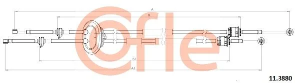 Trosas, neautomatinė transmisija cofle 11.3880