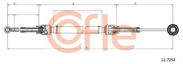Trosas, neautomatinė transmisija COFLE 12.7252