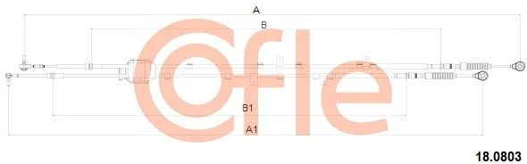 Trosas, neautomatinė transmisija COFLE 18.0803