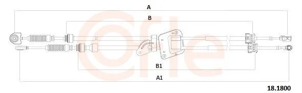 Trosas, neautomatinė transmisija COFLE 18.1800