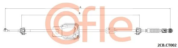 Trosas, neautomatinė transmisija COFLE 2CB.CT002