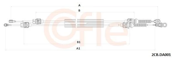 Trosas, neautomatinė transmisija COFLE 2CB.DA001