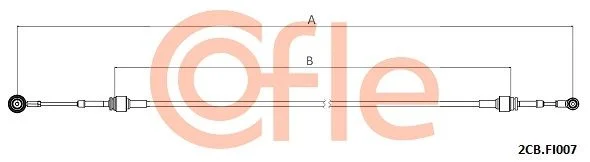 Trosas, neautomatinė transmisija COFLE 2CB.FI007