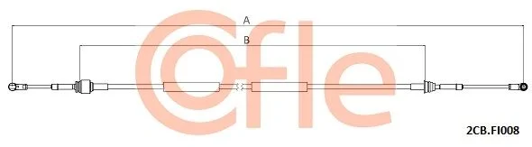 Trosas, neautomatinė transmisija COFLE 2CB.FI008