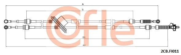 Trosas, neautomatinė transmisija COFLE 2CB.FI011