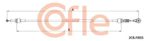 Trosas, neautomatinė transmisija COFLE 2CB.FI015