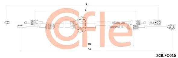 Trosas, neautomatinė transmisija COFLE 2CB.FO016