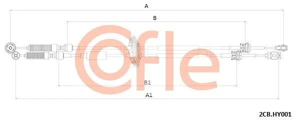Trosas, neautomatinė transmisija COFLE 2CB.HY001