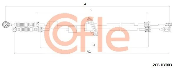 Trosas, neautomatinė transmisija COFLE 2CB.HY003