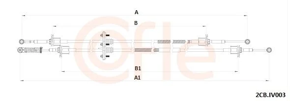 Trosas, neautomatinė transmisija COFLE 2CB.IV003