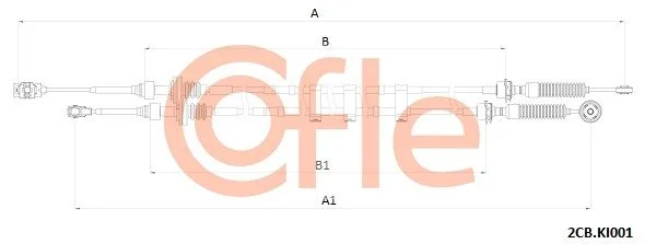 Trosas, neautomatinė transmisija COFLE 2CB.KI001