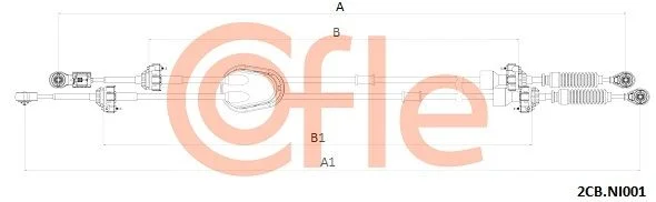 Trosas, neautomatinė transmisija COFLE 2CB.NI001