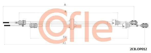 Trosas, neautomatinė transmisija COFLE 2CB.OP012