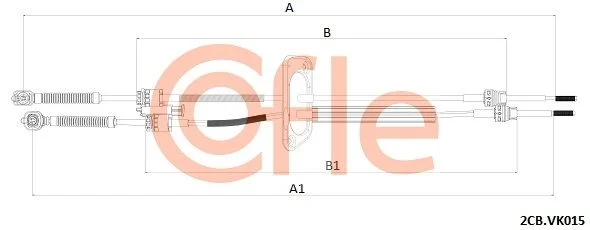 Trosas, neautomatinė transmisija COFLE 2CB.VK015