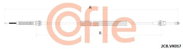 Trosas, neautomatinė transmisija COFLE 2CB.VK017